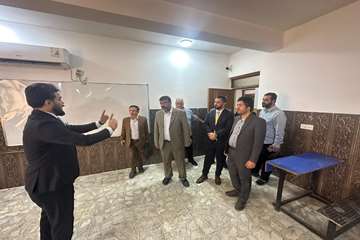 بازدید هیئت دانشگاه قم از مرکز آموزشی تازه‌تأسیس در بغداد